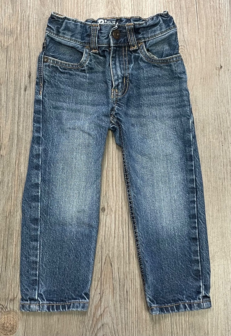 Blue Oshkosh Straight Jeans, 2Y