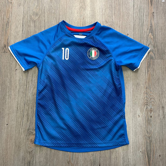 Blue H&M Soccer Jersey Italy, 6-8Y