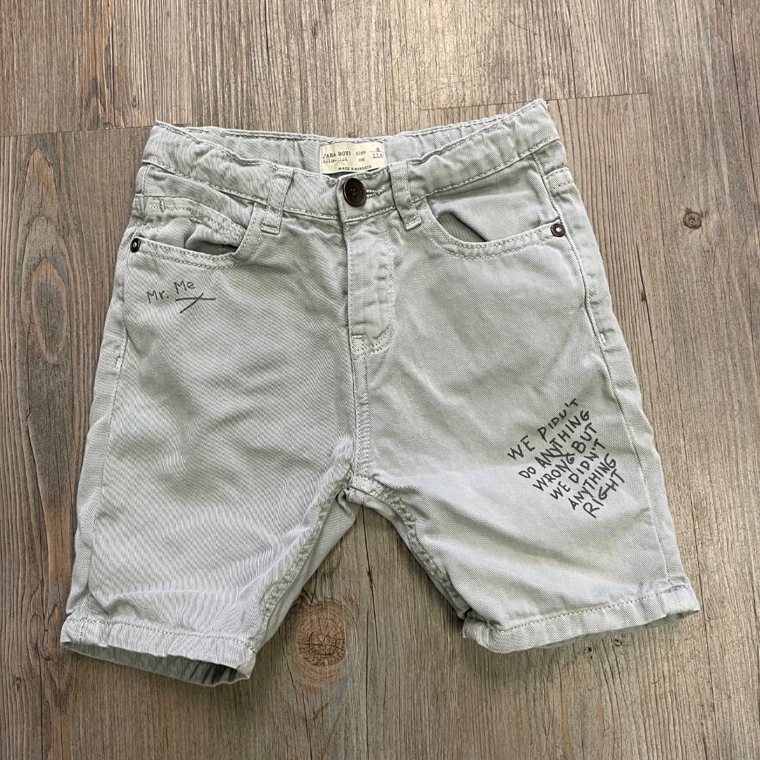 Grey Zara Denim Shorts, 6Y