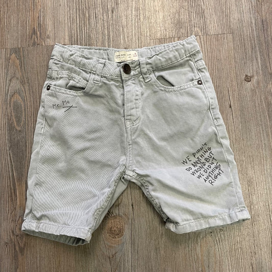 Grey Zara Denim Shorts, 6Y