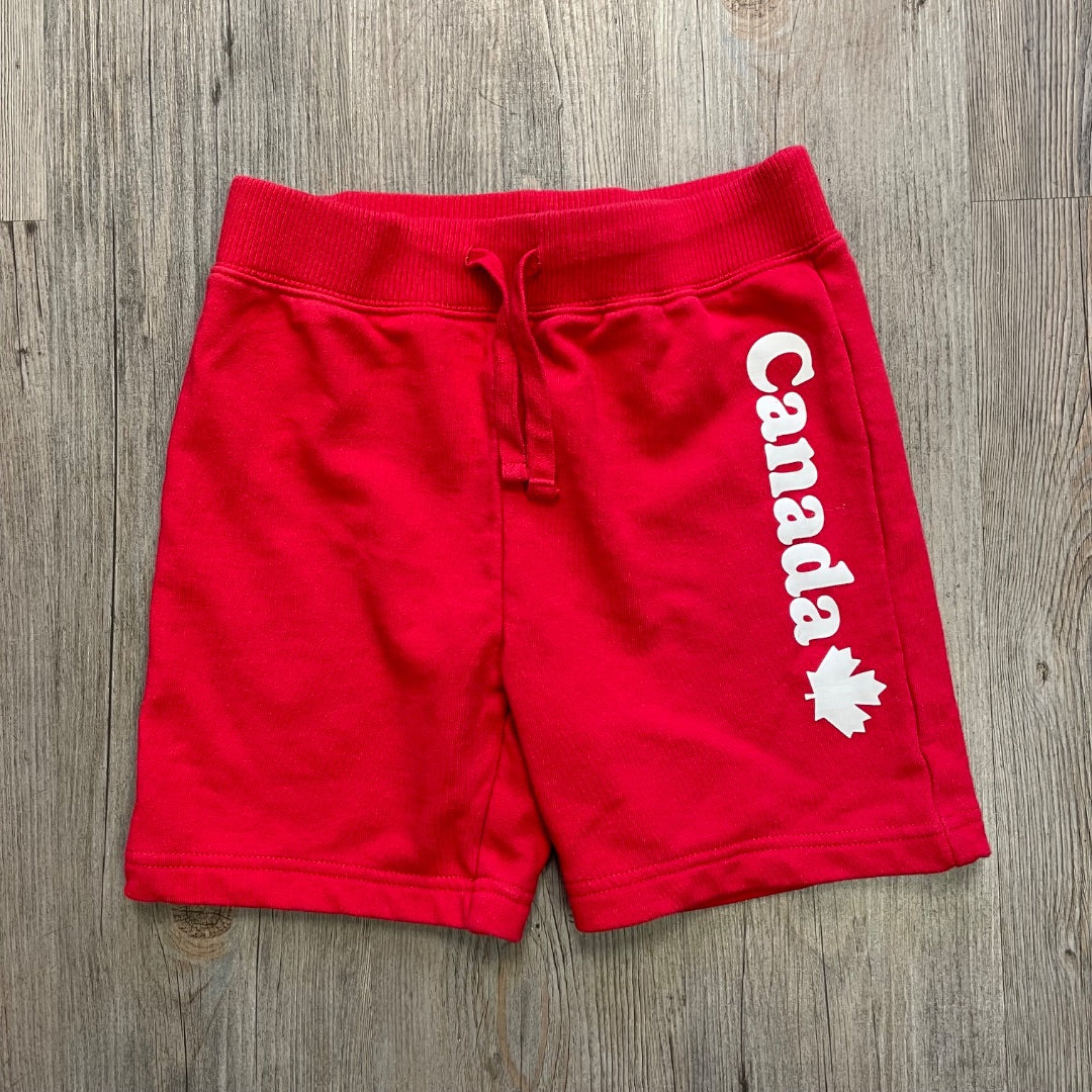Red Joe Fresh Canada Sweatshorts, 7-8Y