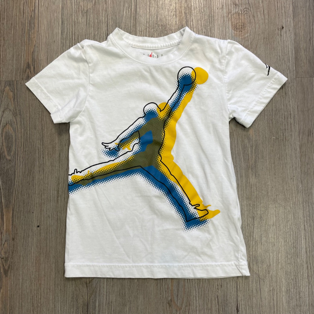 White Jordan T-Shirt, 5-6Y