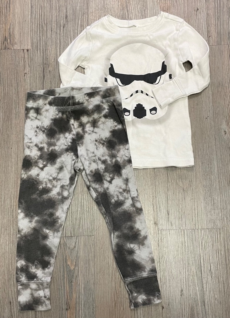 White/Tiedye Gap Pj Set, 4Y
