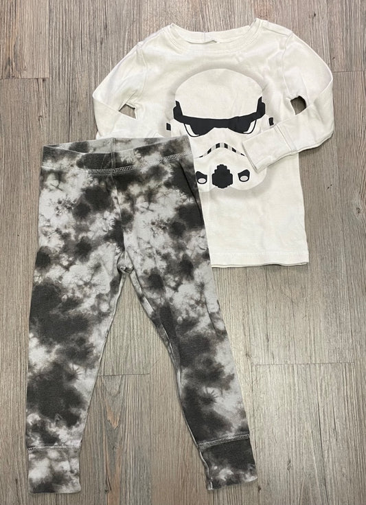 White/Tiedye Gap Pj Set, 4Y