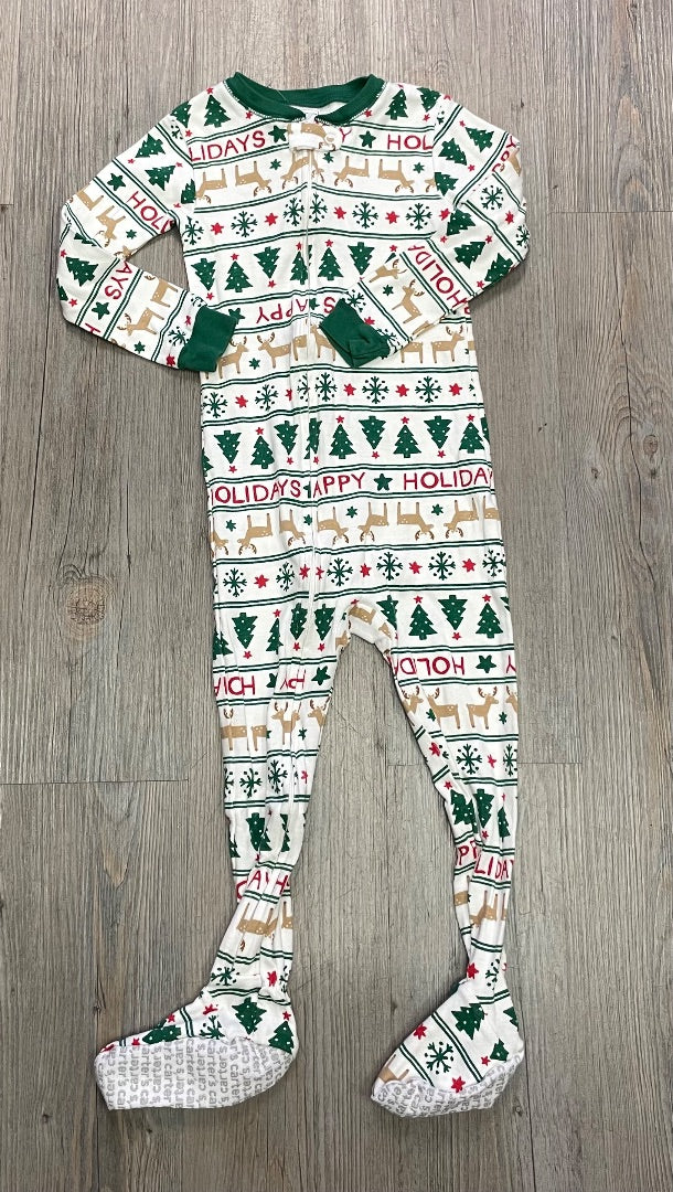 Multi Colour Carters Pj Holiday  Onesie, 3Y