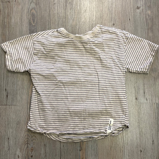 Black Stripe Zara T-Shirt, 7Y