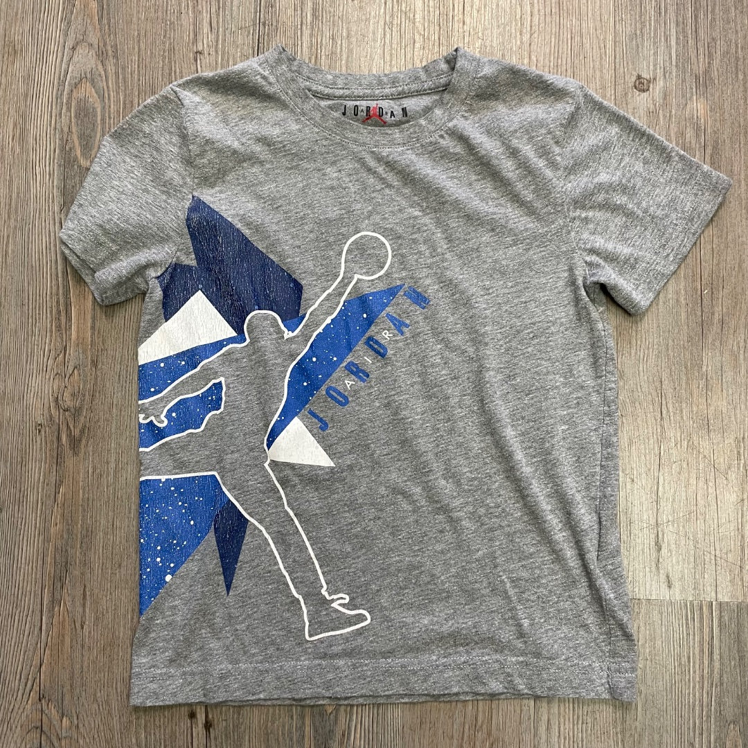 Grey Jordan T-Shirt, 6-7Y