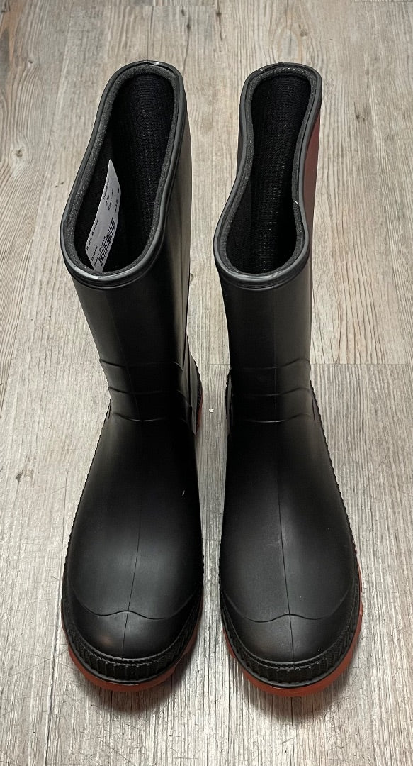 Black  Rain Boots, 3Y