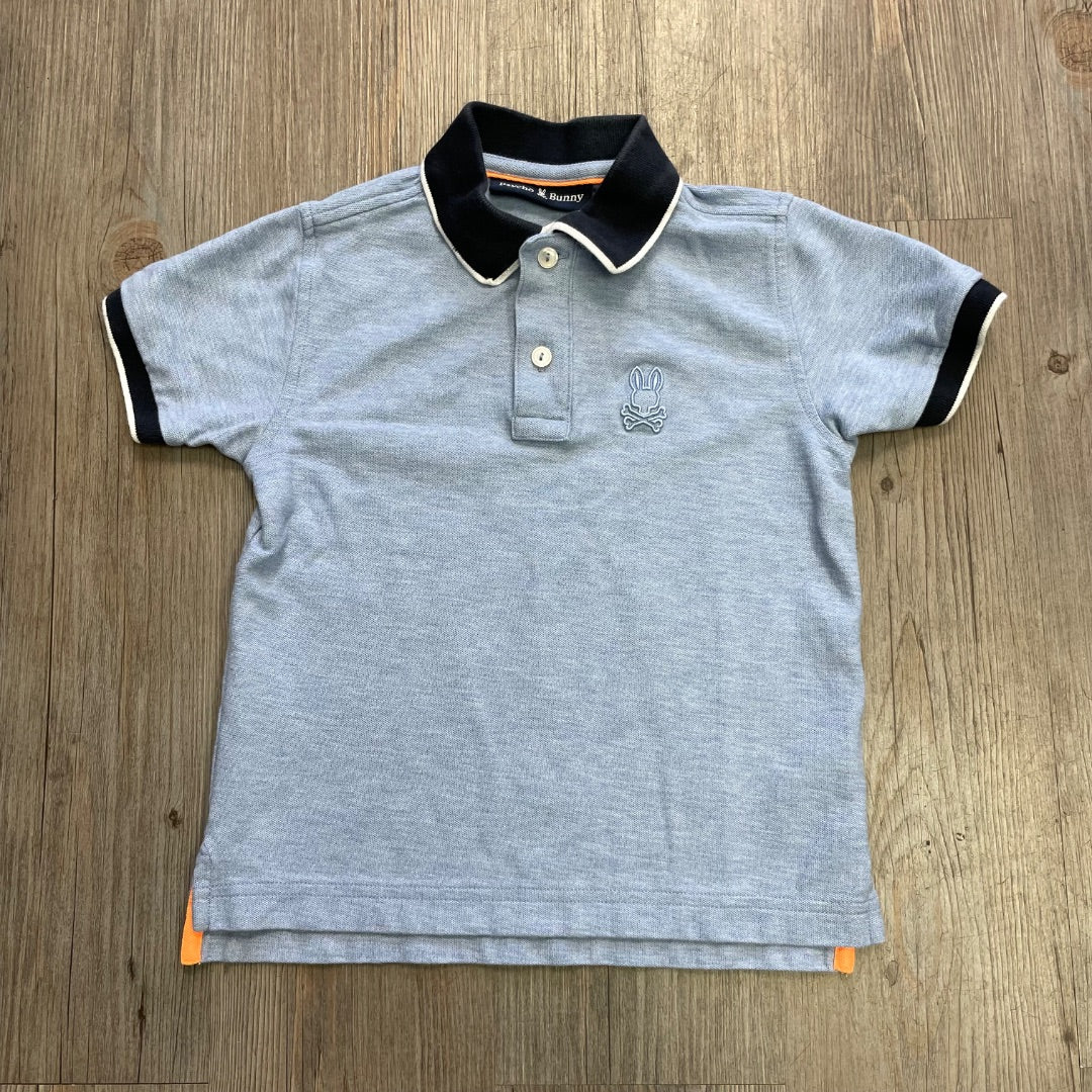 Blue Psycho Bunny Polo, 5-6Y