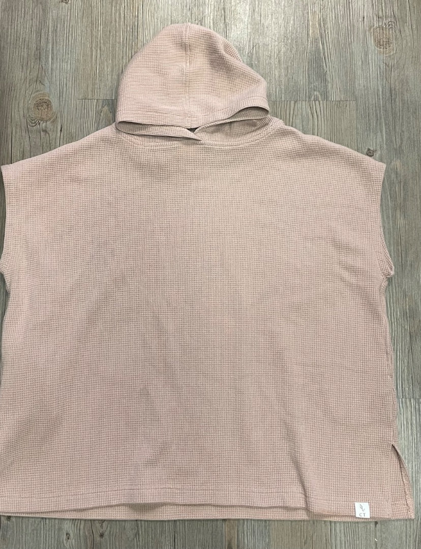 Dustyrose Current Tyed Waffle Beach Poncho, 4-6Y