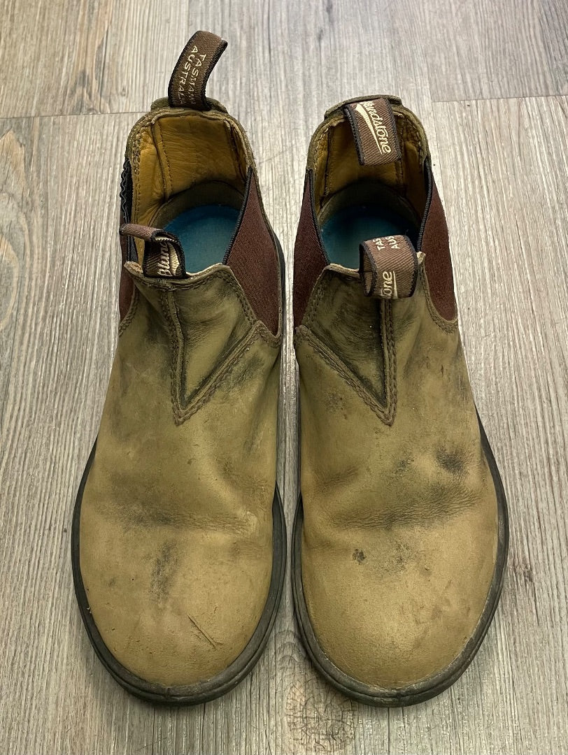 Rustic Brown Bludstone Blunnies Hightop Shoes, 3Y