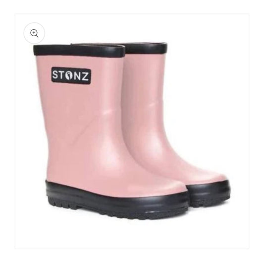 Haze Pink Stonz STONZ RAIN BOOTS, 3Y