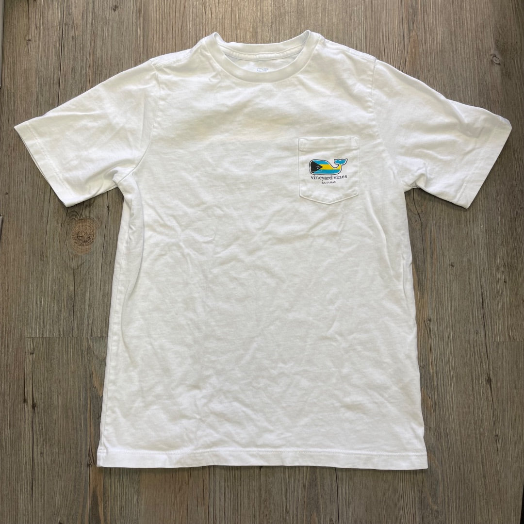 White Vineyards Vines T-Shirt, 8-10Y