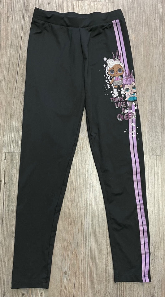 Black LOL Legging, 10-12Y