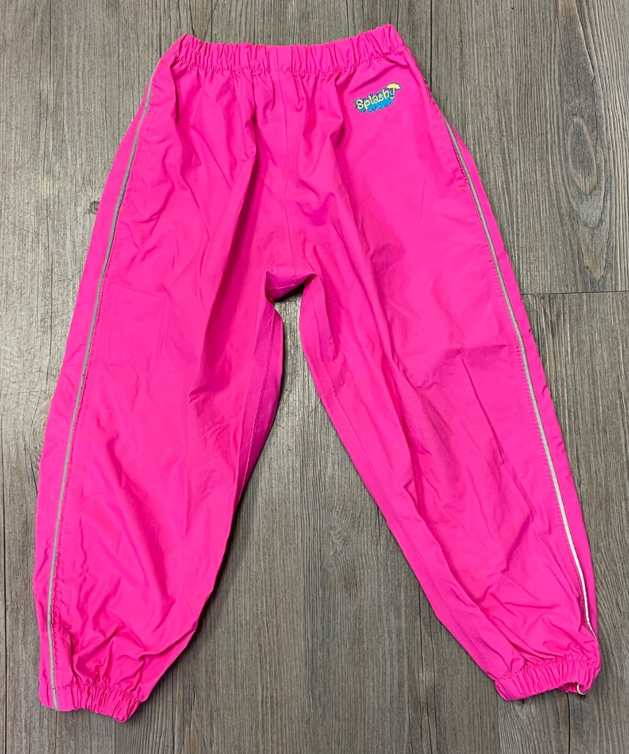 Pink Splashy Rain Pants, 18-24M
