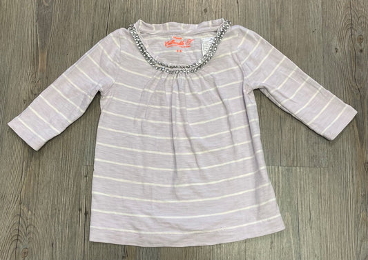 Lavander Crewcuts LS Tee, 4-5Y