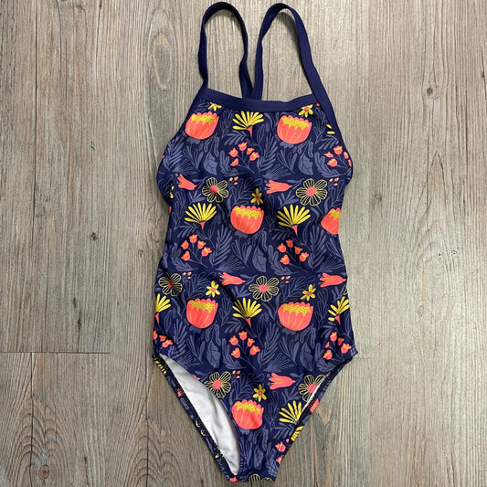 Floral Level 6 Bathing Suit Onepiece, 8Y
