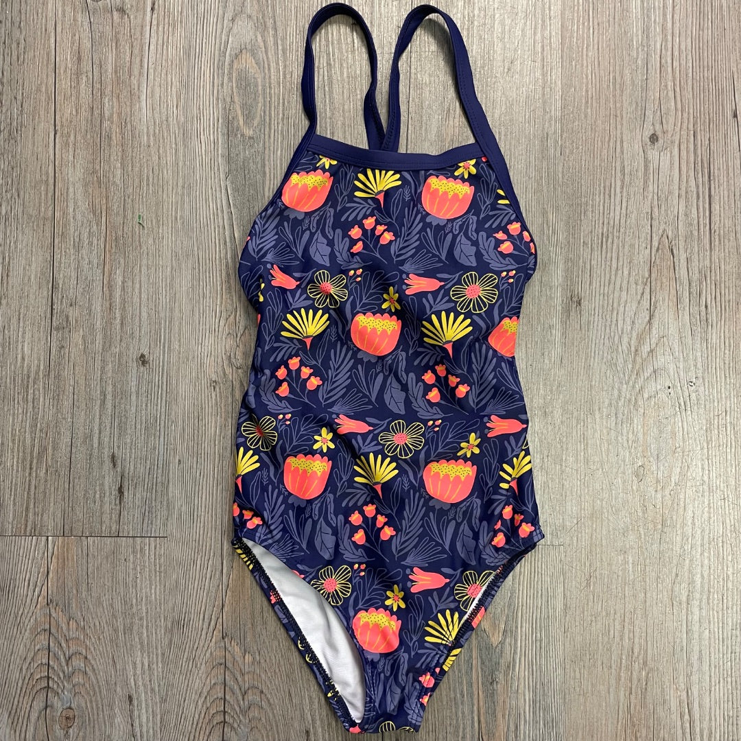 Floral Level 6 2PC Bathing Suit, 8Y