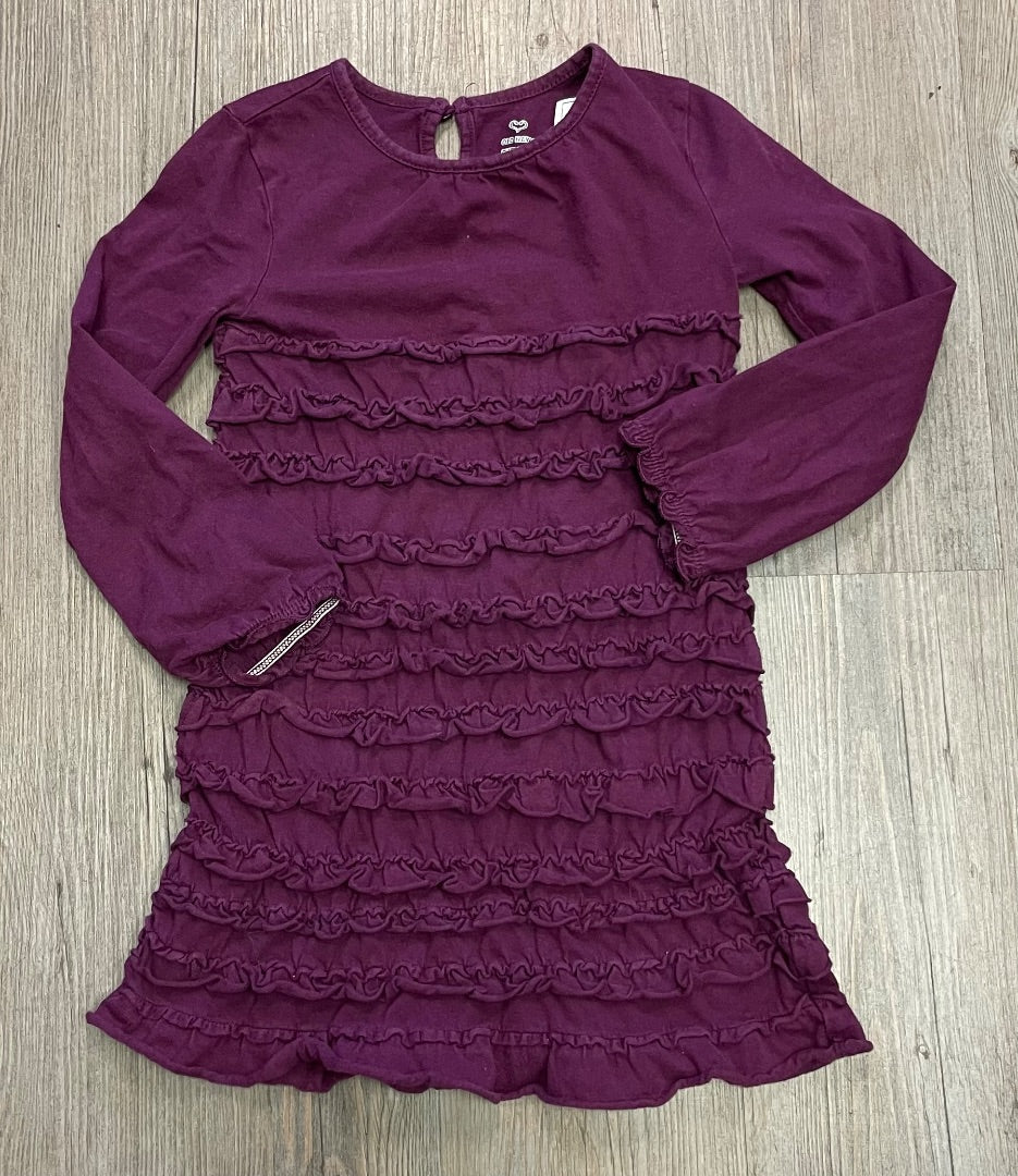 Purple Old Navy LS Dress, 5Y