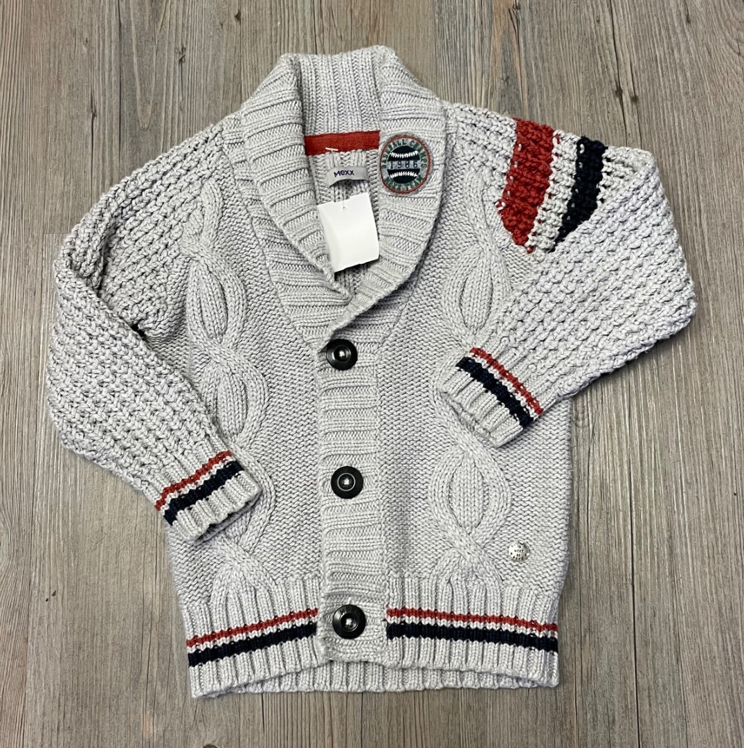 Grey Mexx Cable Knit Sweater, 5Y