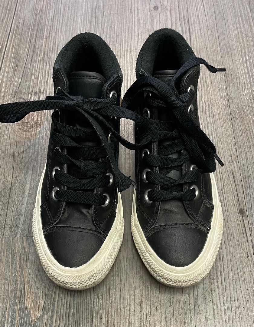 Black Converse Hightop Shoes, 13Y
