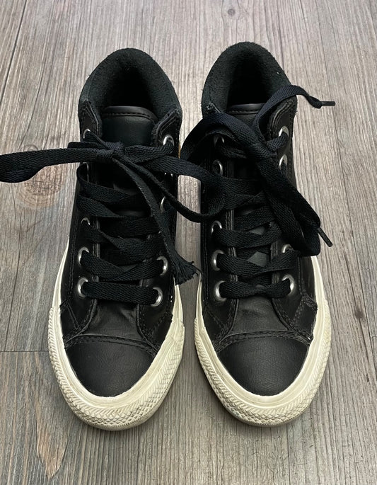 Black Converse Hightop Shoes, 13Y