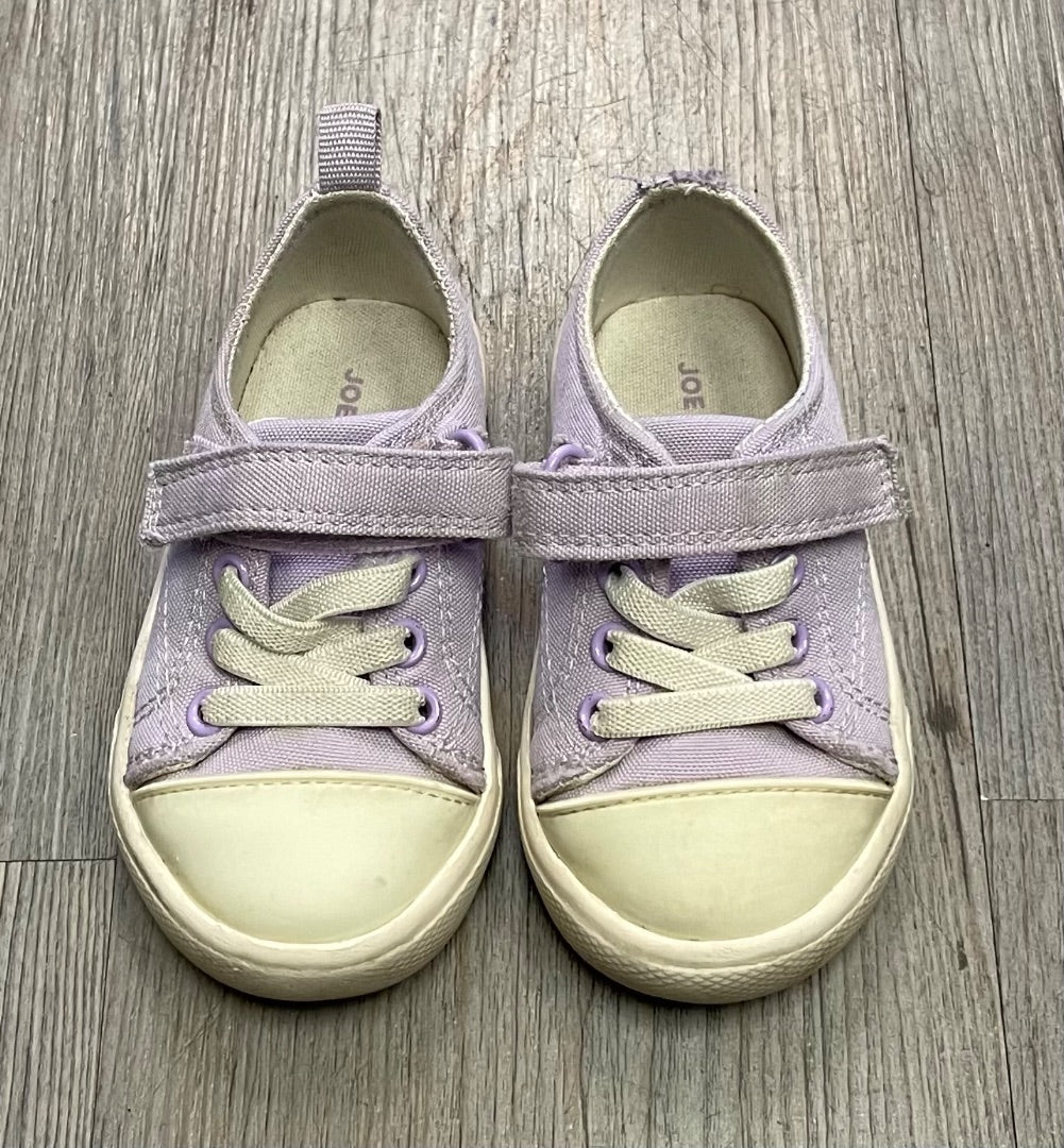 Lavander Joe Fresh Velcro Shoes, 4T