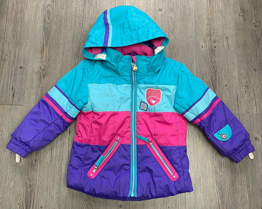 Multi Colour Obemeyer Winter Jacket, 4Y