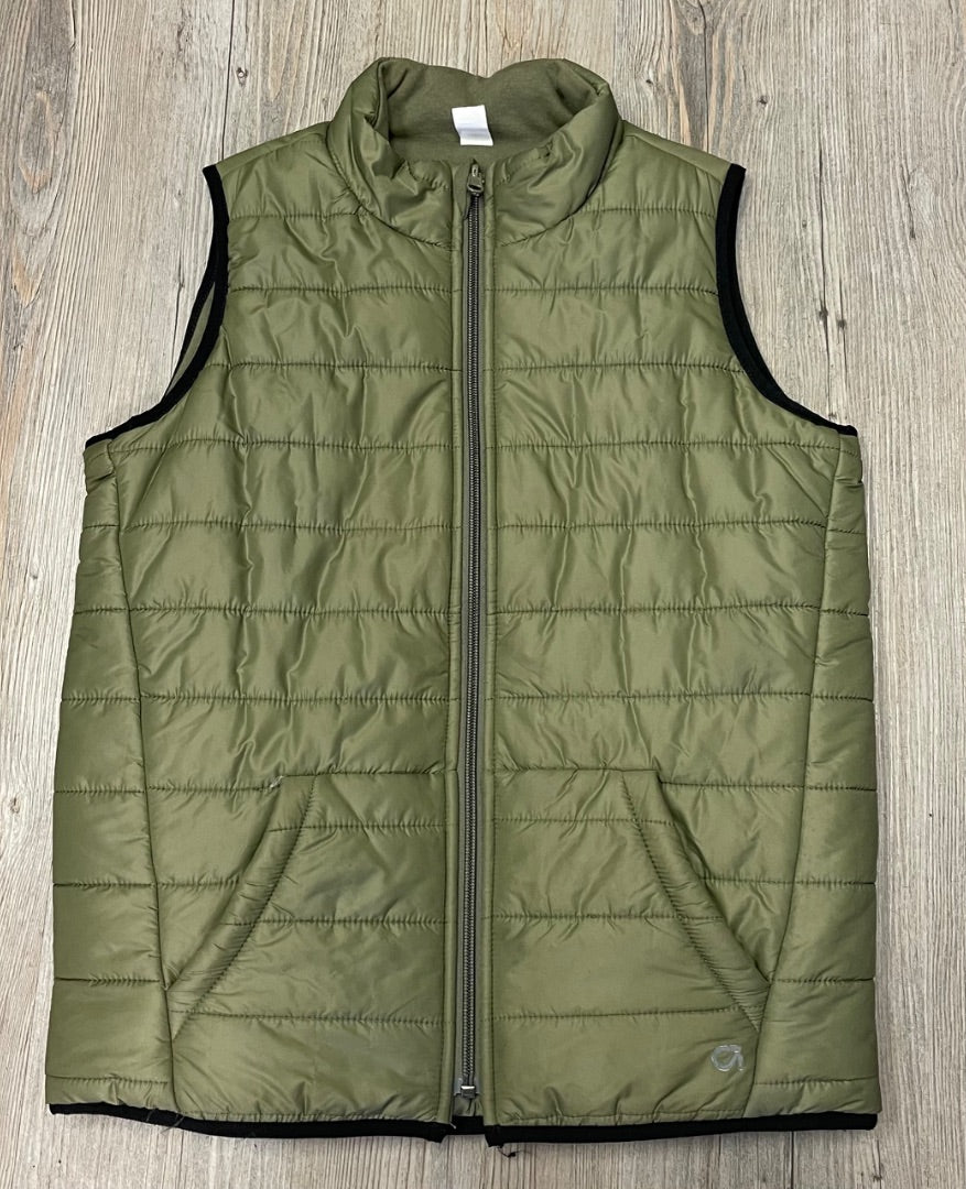 Green Gap Reversible Puffer Vest, 8-9Y