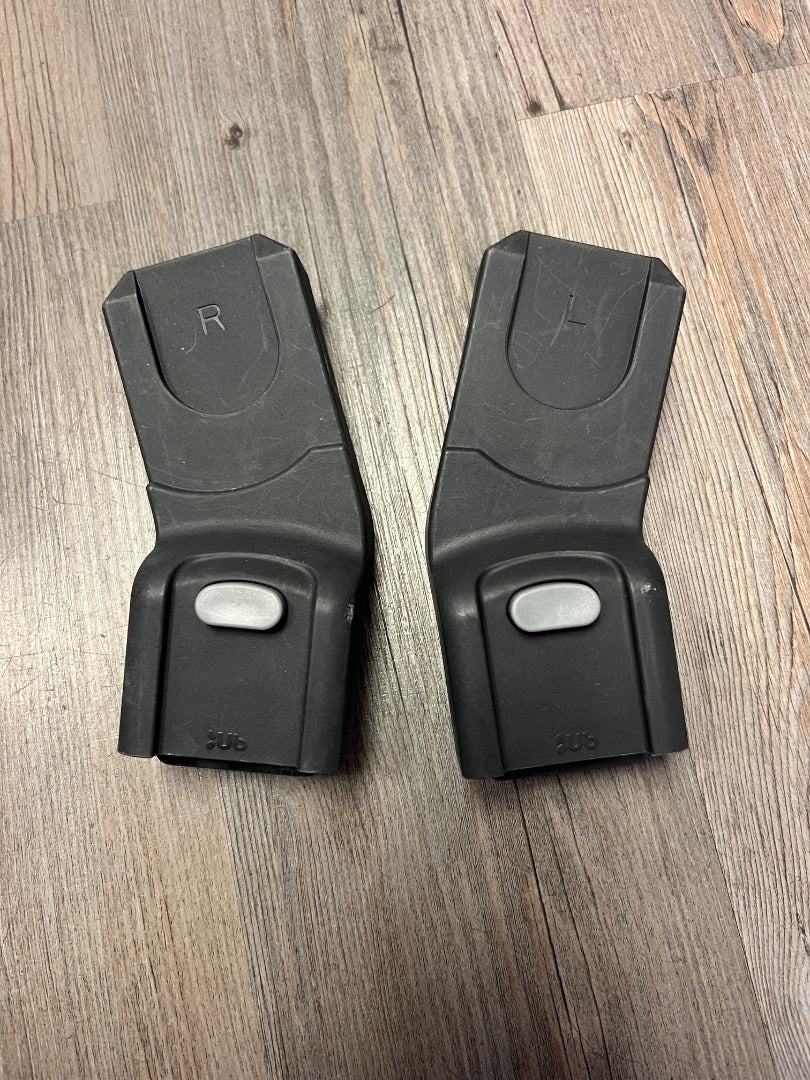 Black Uppababy Vista/Cruz/V2 Upper Adapter, Maxi-Cosi, Nuna, Cybex