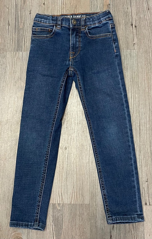 Blue Zara Skinny Fit Jeans, 6Y