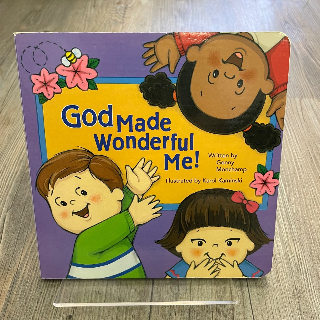 Multi Colour  God Made Wonderful Me, Boardbook