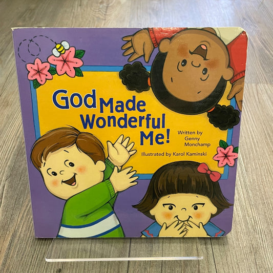 Multi Colour  God Made Wonderful Me, Boardbook