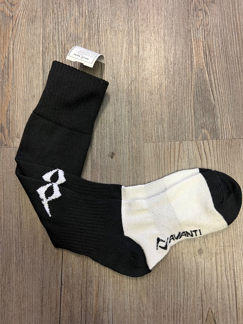 Black/White Avanti Soccer Socks, Youth
