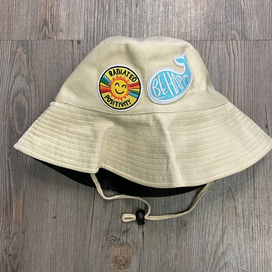 Beige  Bucket Hat, 10-12Y