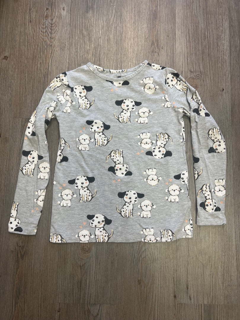 Grey H&M LS Tee, 8-10Y