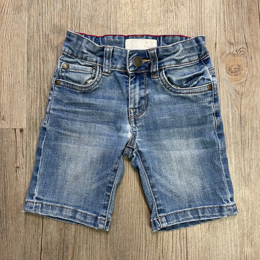 Blue ZY Denim Shorts, 2-3Y
