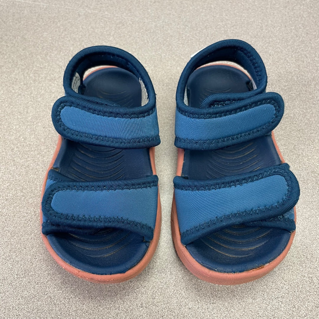 Navy Minnow Velcro Sandals, 6T