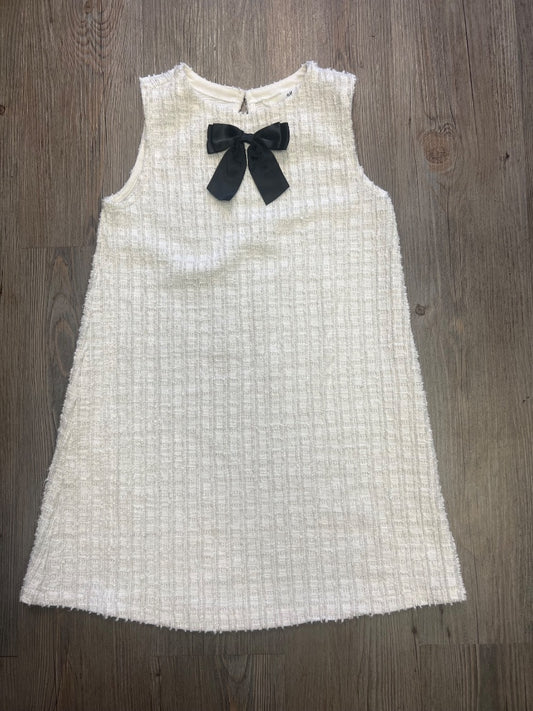 White H&M Sleeveless Dress Dress, 6-7Y