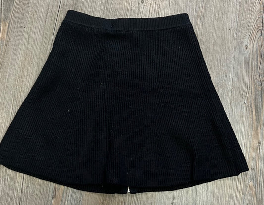 Black Zara Knit Skirt, 11-12Y