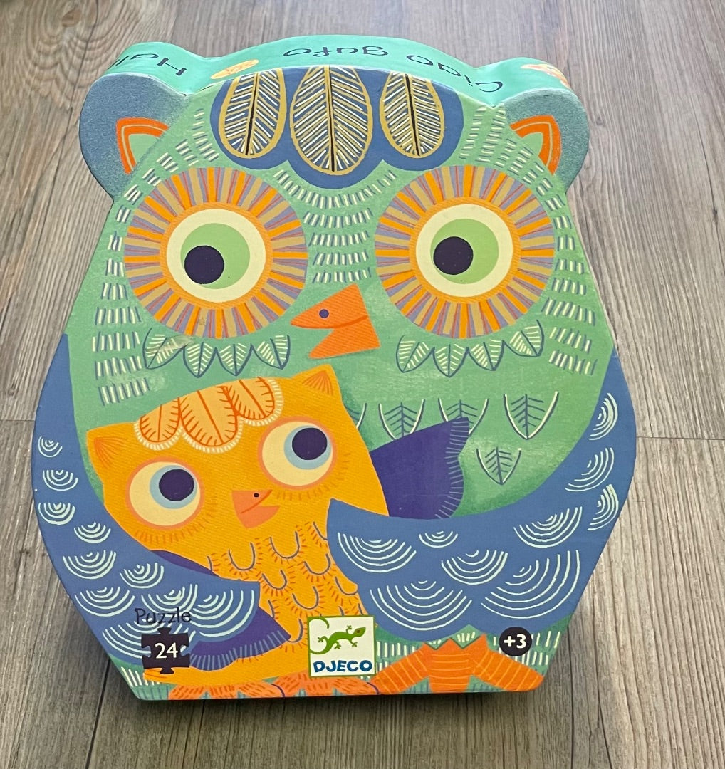 Multi Colour Djeco Coucou Hibou, 3Y