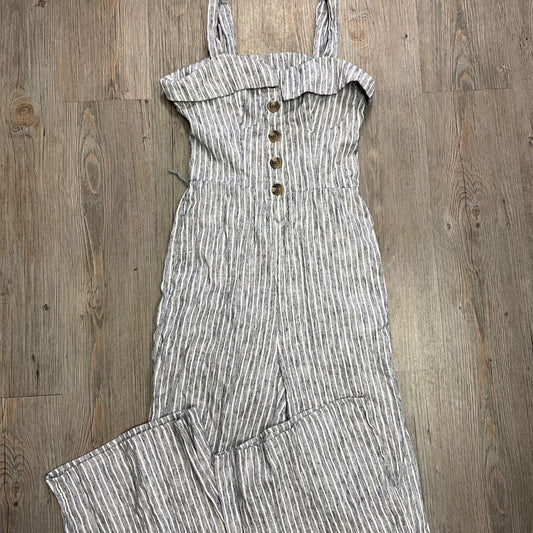 White,Blue American Eagle Stripe Dress, 00