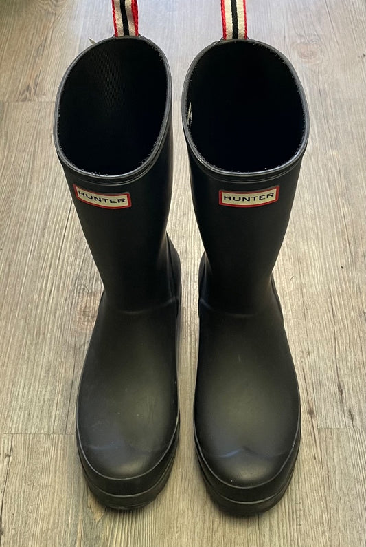 Black Hunter Original Tall Boots, 8Y