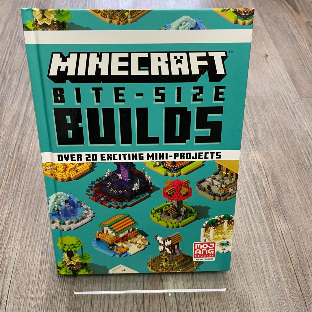 Multi Colour  Minecraft Bite- Size Builds, Hardcover