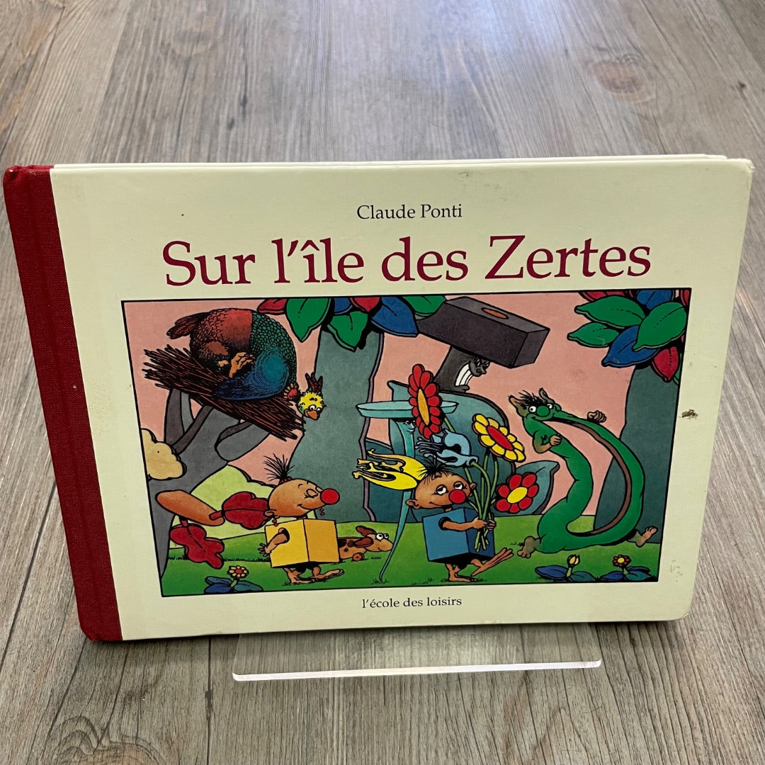 Multi Colour  Sur l'ile des Zertes, Hardcover