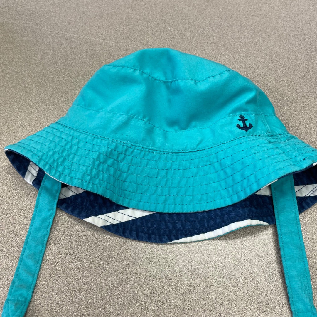 Blue Carters Reversible Bucket Hat, 12-24M