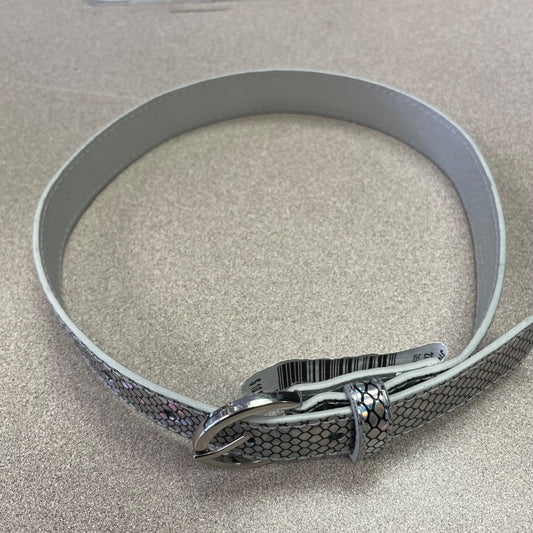 Iridescent Silver  Kids Belt, Pre-owned