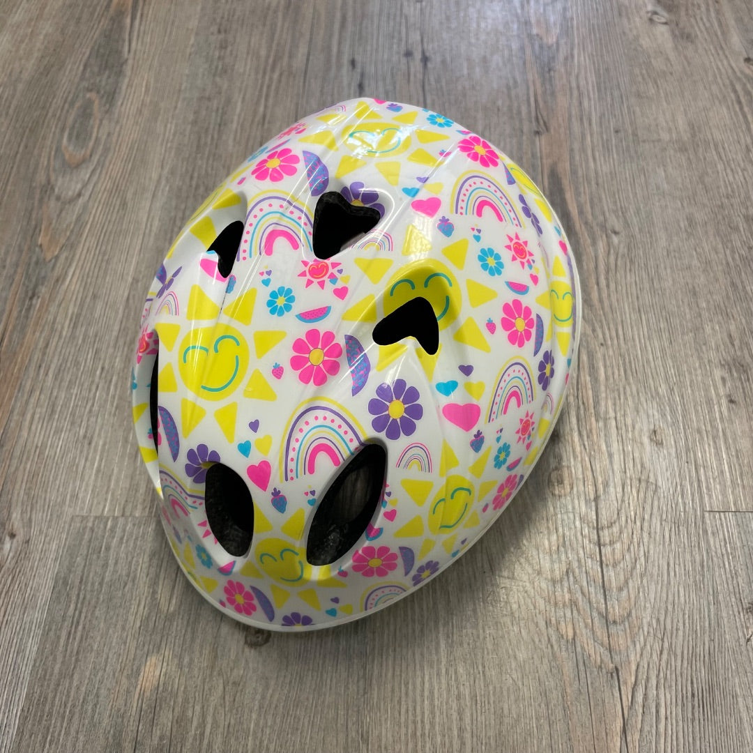 Floral Raleigh Kids Bike Helmet, 44-50CM