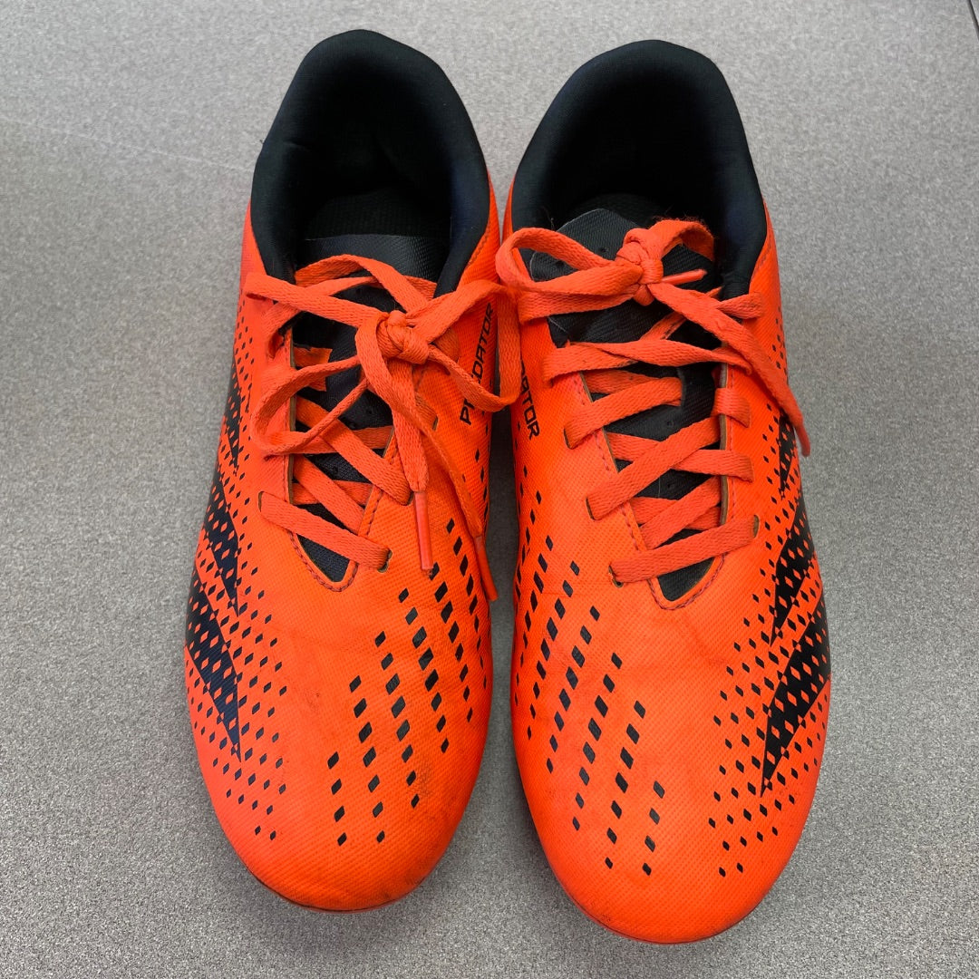 Orange Adidas Soccer Cleats, 5Y