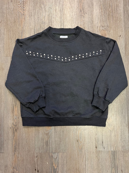 Grey Zara Studded Sweatshirt, 7-8Y